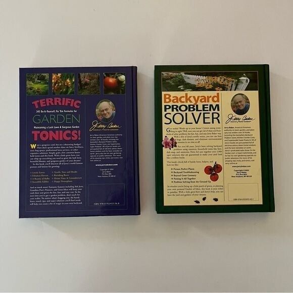Jerry Baker Books Backyard Problem Solver and Terrific Garden Tonics Hardcover - Picture 6 of 7